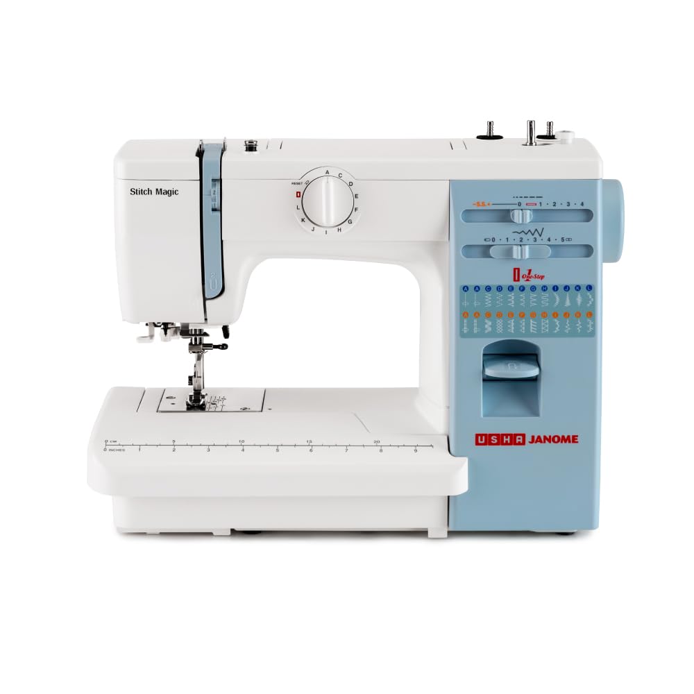 Usha Janome Automatic Stitch Magic Sewing Machine with 57 Stitch Function