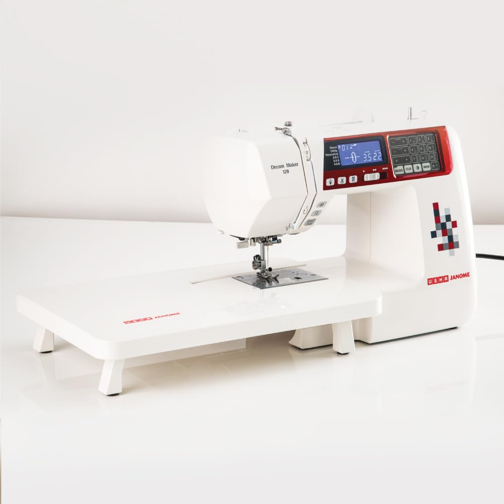 Usha Janome Dream Maker 120 Automatic Zig-Zag Computerized Sewing Machine
